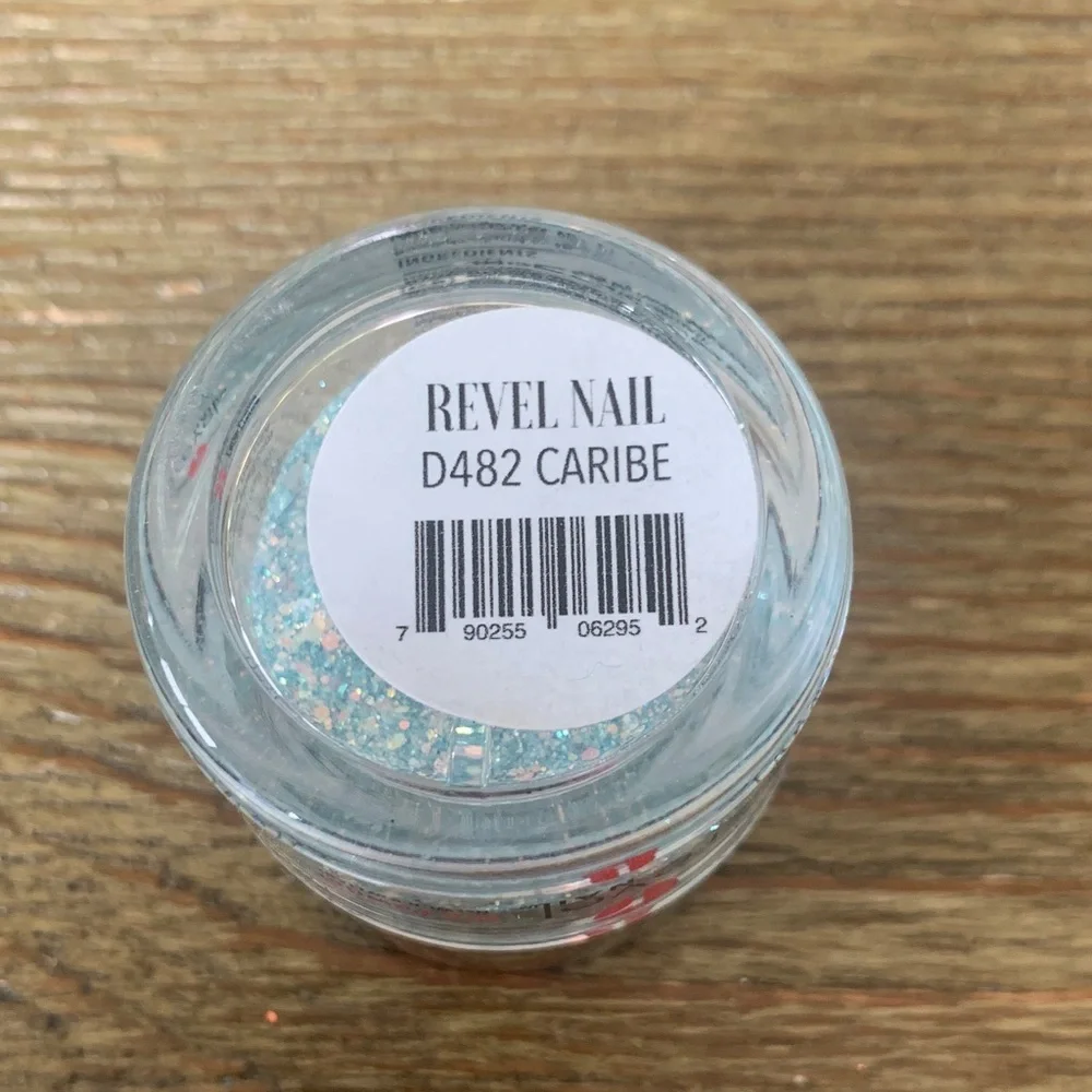 Revel Nail Dip Powder Caribe  .5 oz jar